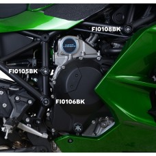 R&G Racing Frame Plug (left side, lower frame) for Kawasaki H2 / H2R '15-'22, H2 SX '16-'22